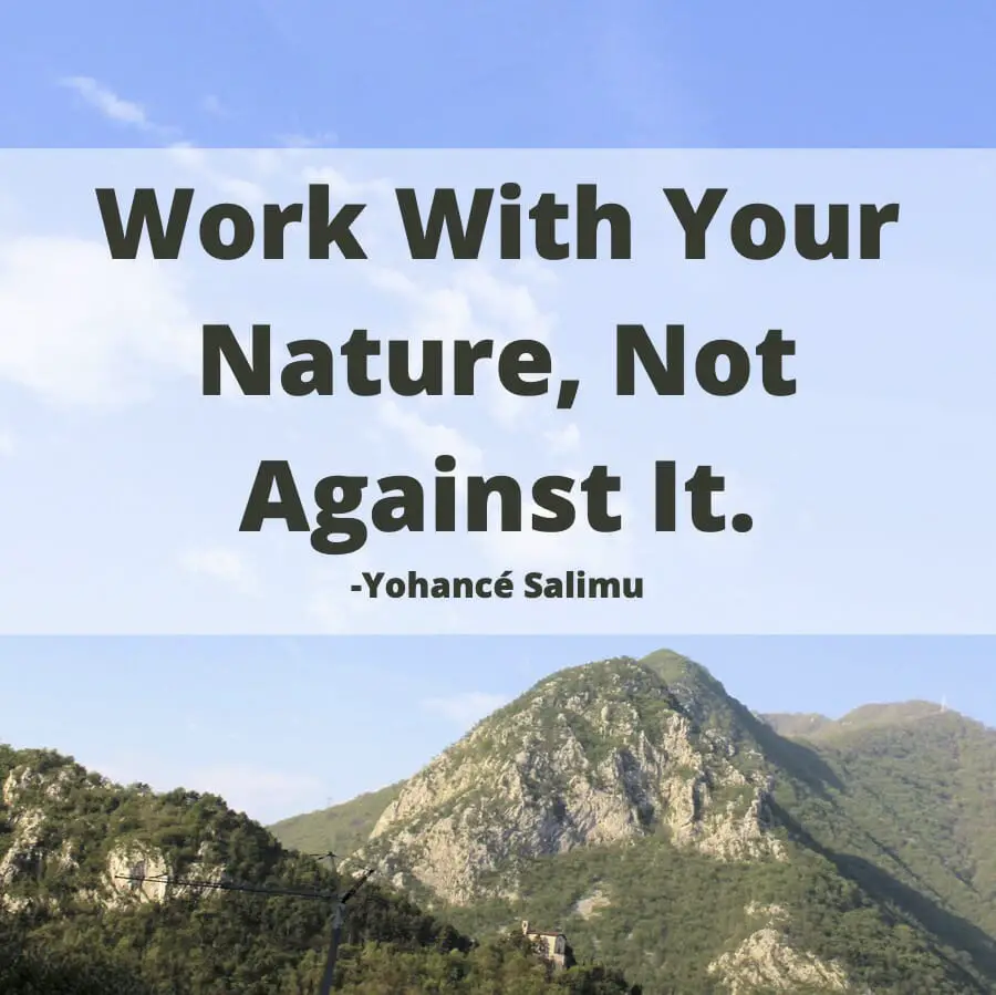 inspirational quote on nature